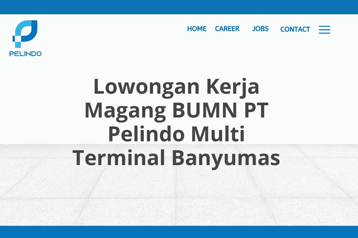 Lowongan Kerja Magang BUMN PT Pelindo Multi Terminal Banyumas