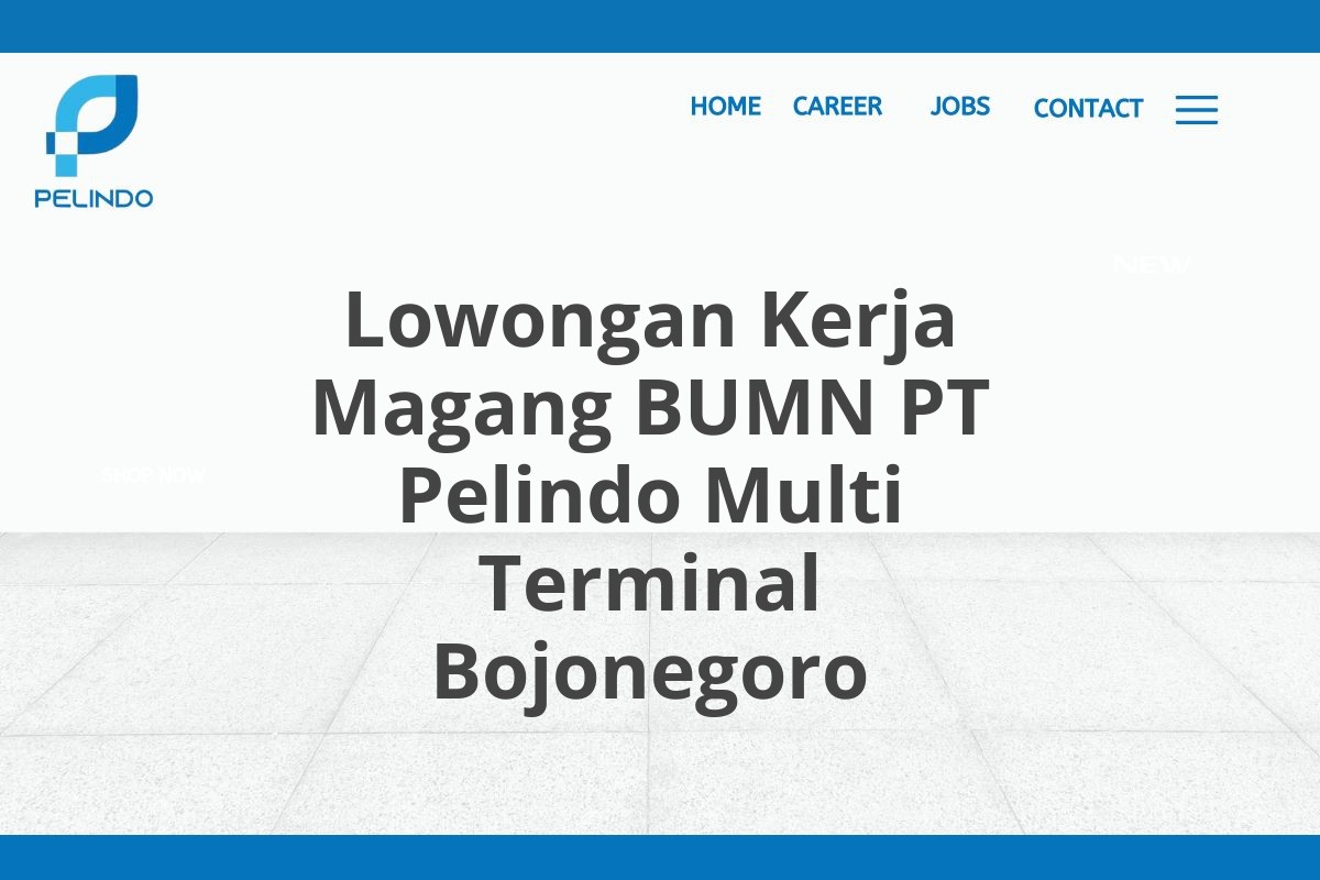 Lowongan Kerja Magang BUMN PT Pelindo Multi Terminal Bojonegoro