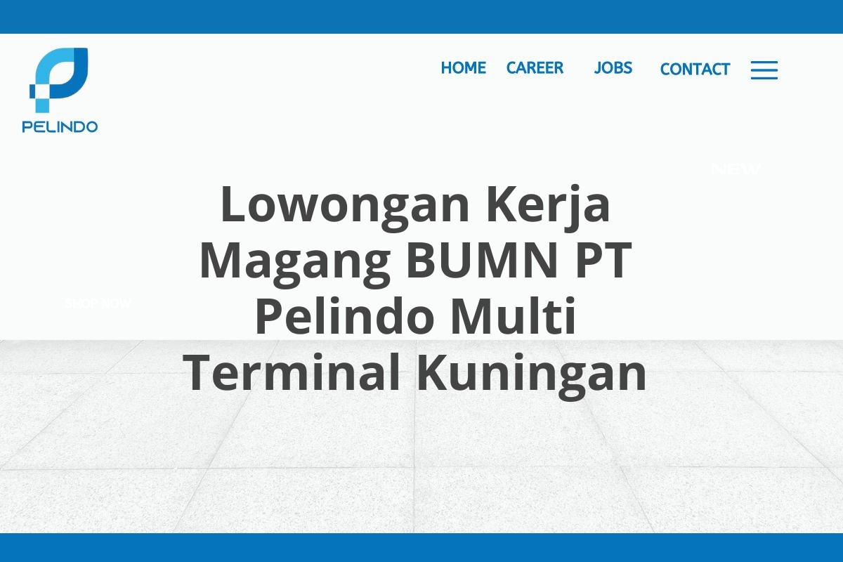 Lowongan Kerja Magang BUMN PT Pelindo Multi Terminal Kuningan