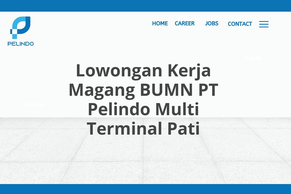 Lowongan Kerja Magang BUMN PT Pelindo Multi Terminal Pati