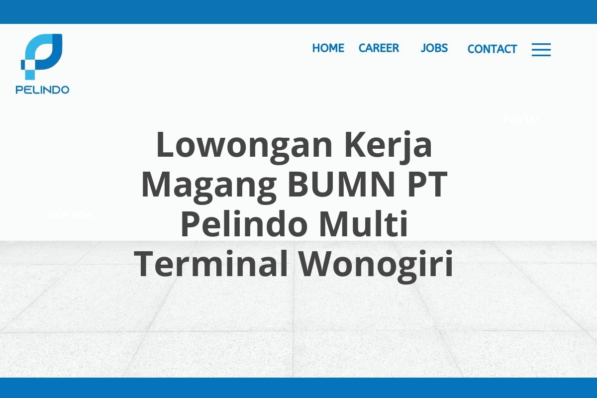 Lowongan Kerja Magang BUMN PT Pelindo Multi Terminal Wonogiri